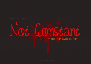 Not Constant Font Download
