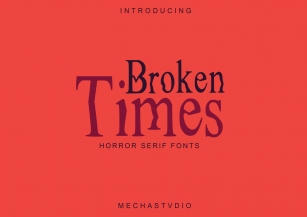 Broken Times Font Download