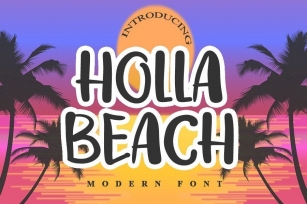 Holla Beach Font Download