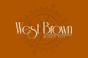 West Brown Font Download