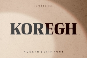 Koregh Font Download