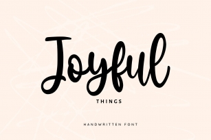 Joyful Things Font Download