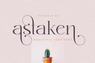 Astaken _ Beautyful serif Font Download
