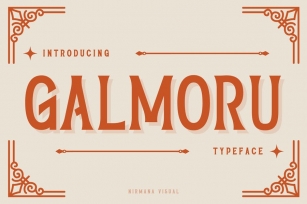 Galmoru - Vintage Logo Font Font Download
