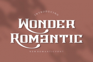 Wonder Romantic Font Font Download
