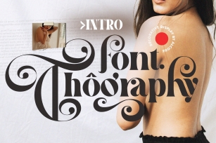 Thography Font Download