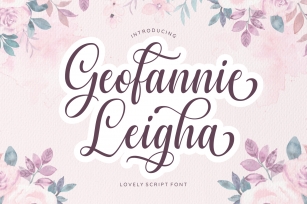 Geofanny Leigha Font Download