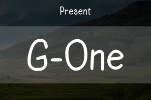 G One Font Download