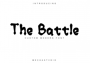 The Battle Font Download