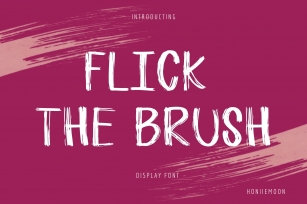 Flick the Brush Font Download