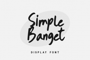 Simple Banget Font Download