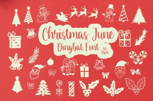 Christmas June Dingbat Font Download