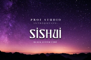 Sishui - Typeface Font Download