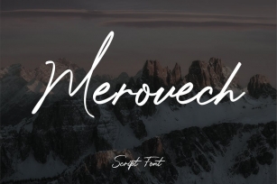 Merovech Script Font Font Download