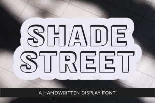 Shade Street Font Download