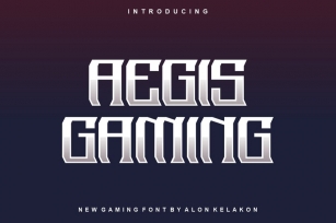 Aegis Gaming Font Download