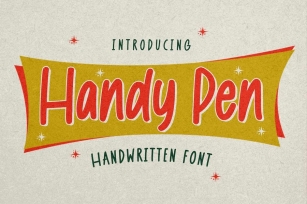 Handy Pen - Handwritten Font Font Download