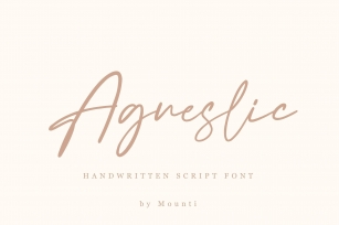 Agneslic Font Download