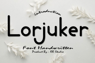 Lorjuker Font Download