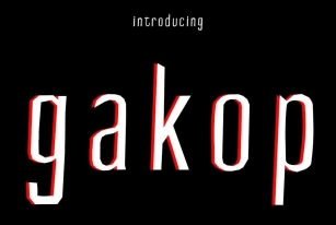 Gakop Font Download