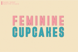Feminine Cupcakes Font Download