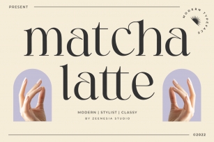 Matcha Latte Only Font Download