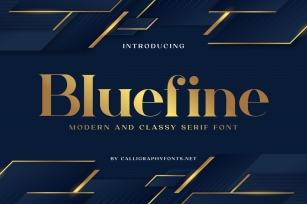 Bluefine Font Download