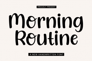 Morning Routine Font Download
