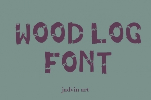 Wood Log Font Download