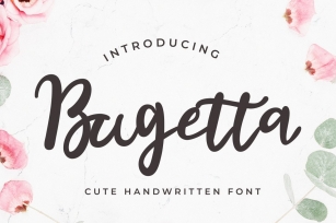 Bugetta Handwriting Font Download