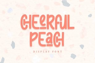 Cheerful Peach Display Font Download