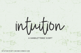 Intuition Script Font Download