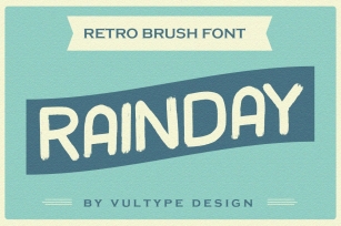 Rainday Vintage Retro Font Download