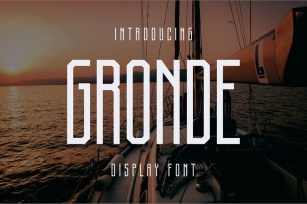 Gronde Font Font Download