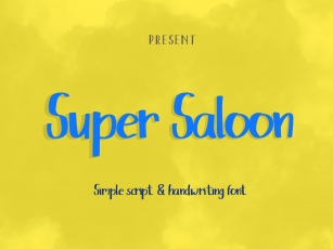 Super Saloon Font Download