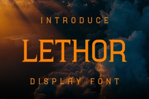 Lethor Font Font Download
