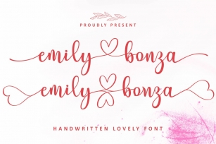 Emily Bonza Script Font Download