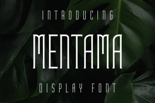 Mentama Font Font Download