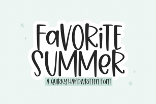 Favorite Summer Font Download