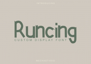 Runcing Font Download