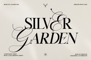 Silver Garden Font Download