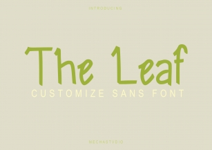 The Leaf Font Download
