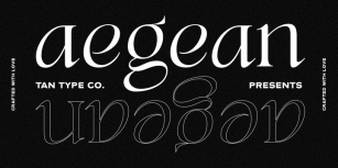 TAN Aegean Font Download