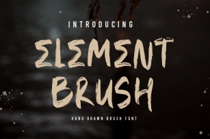 ELEMENT Brush Font Download