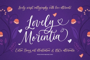 Lovely Morentia Font Download