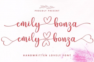 Emily Bonza Font Download