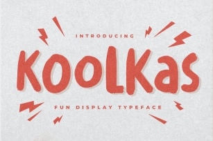 Koolkas - Fun Display Typeface Font Download