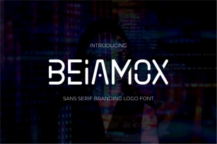 Beiamox futuristic Font Download