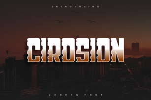 Cirosion Font Download