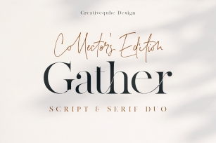 Gather Collectors Edition Duo Font Download